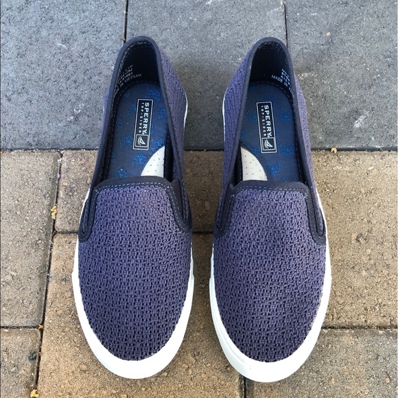 SPERRY Seaside Open Mesh slip on sneakers SZ 6.5 - Picture 3 of 11